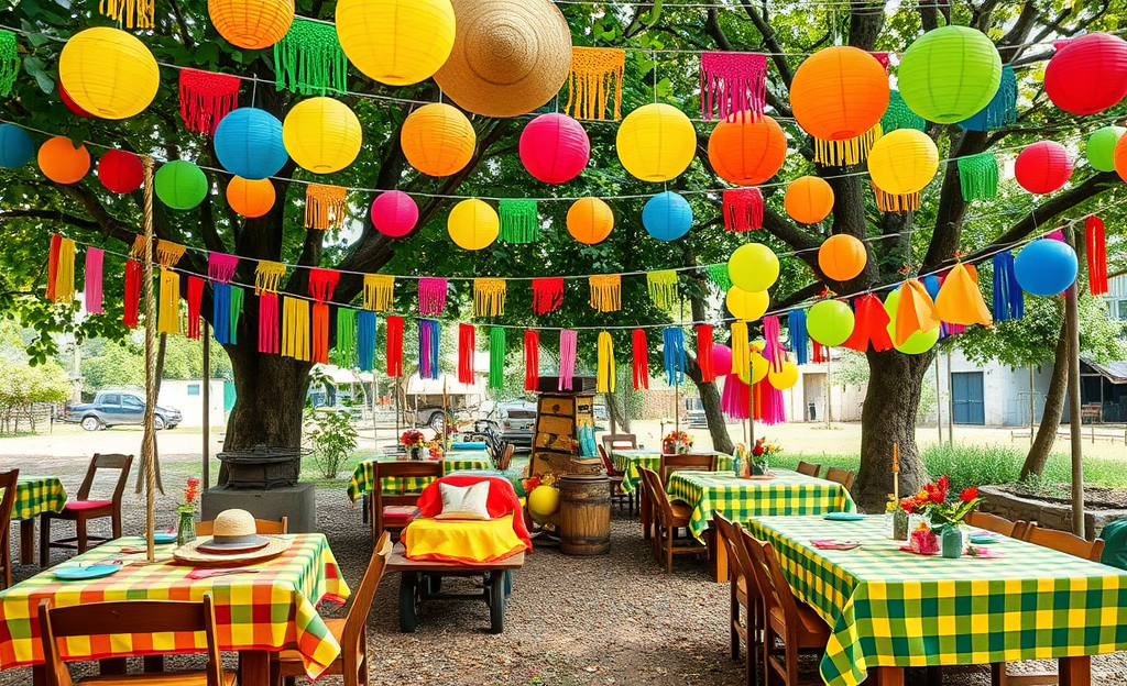 Decoração Criativa para Festa Junina Simples